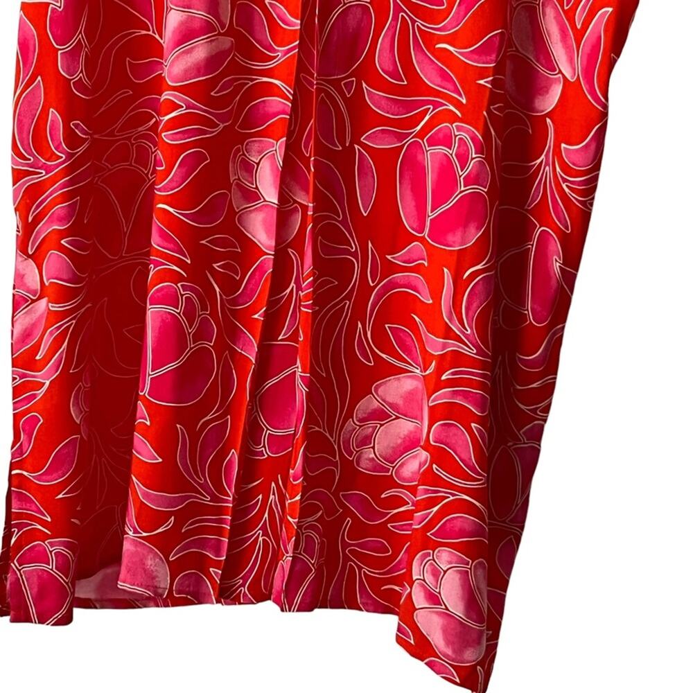 Natori Tulip Floral Print Tunic Beach Cover Up Dress Size XL - Picture 4 of 12